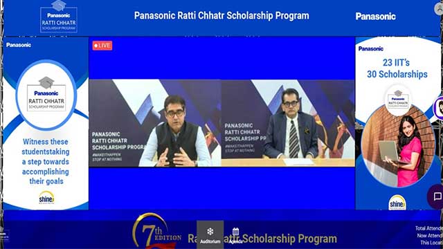 Panasonic India Ratti Chattr Scholarship Program