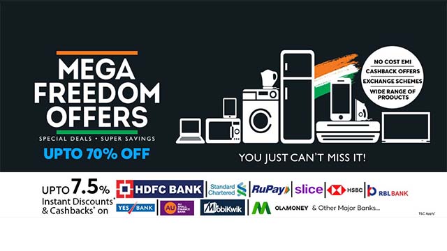 Vijay Sales’ Mega Freedom Sale