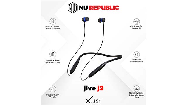 Nu Republic Jive J2 Wireless Neckband