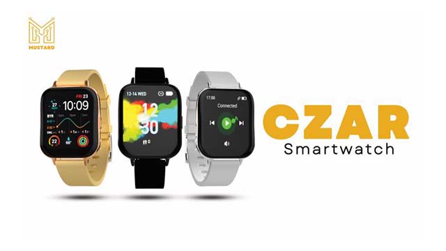 Mustard CZAR Smartwatch