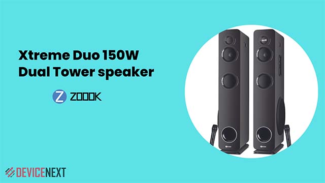 Zoook Xtreme Duo 150W Dual Tower speaker
