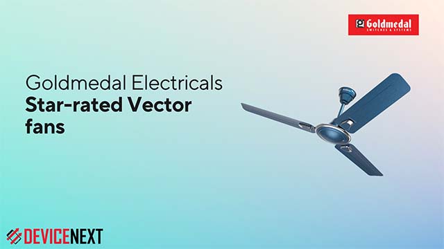 Goldmedal Electricals star-rated Vector fans