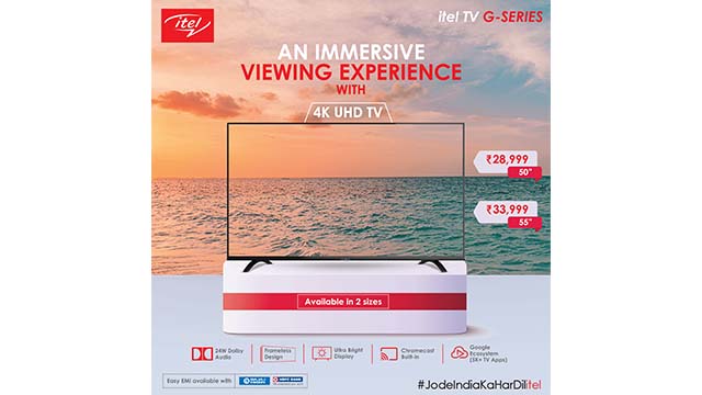 ite 4K ultra HD G-series smart televisions
