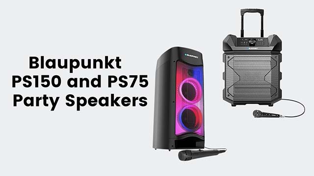 Blaupunkt PS150 and PS75 Party Speakers