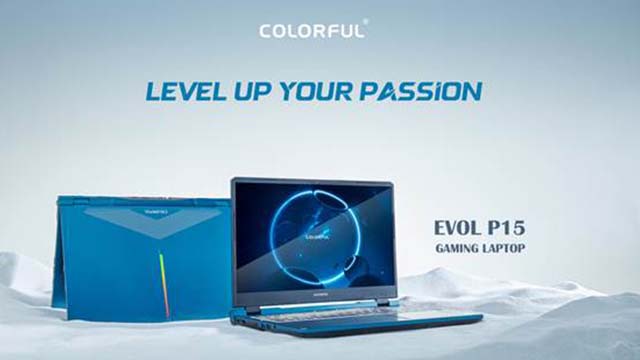 EVOL P15 gaming laptop