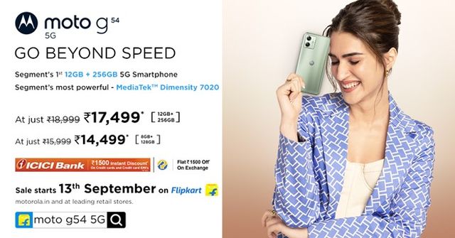 Motorola launches moto g54 5G: India's most powerful 5G Smartphone at just  Rs. 17,499* - DEVICENEXT