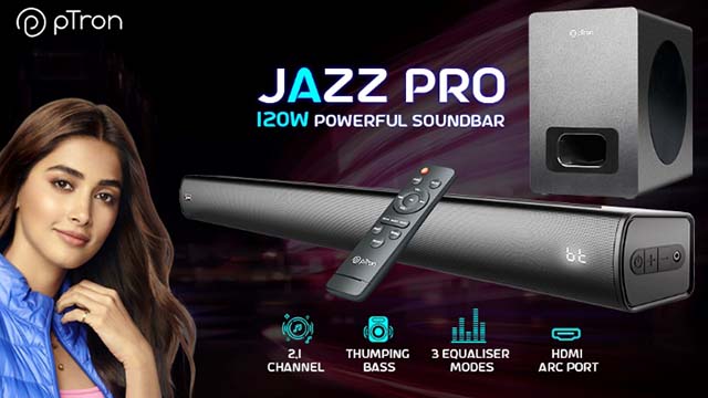 pTron Jazz Pro 120W Soundbar