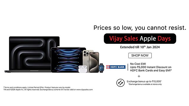 Vijay Sales-Apple Days Sale