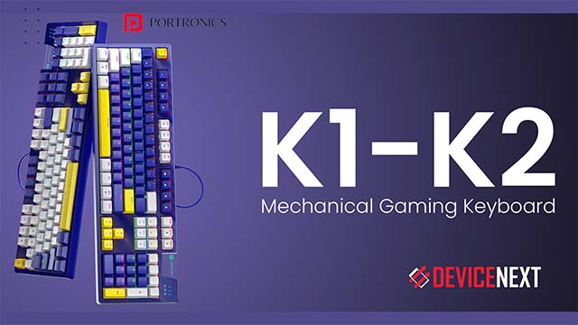 Portronics K1 and K2 Wired Gaming Keyboards
