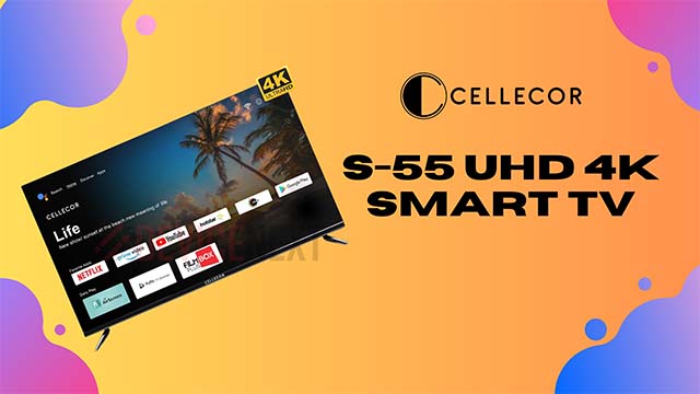 Cellecor S-55 UHD 4K Smart TV