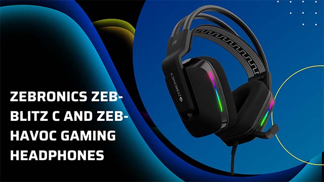 ZEB-Blitz C and ZEB-Havoc gaming headphones