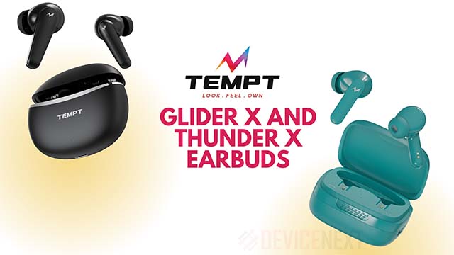 TEMPT-Glider X and Thunder X Earbuds