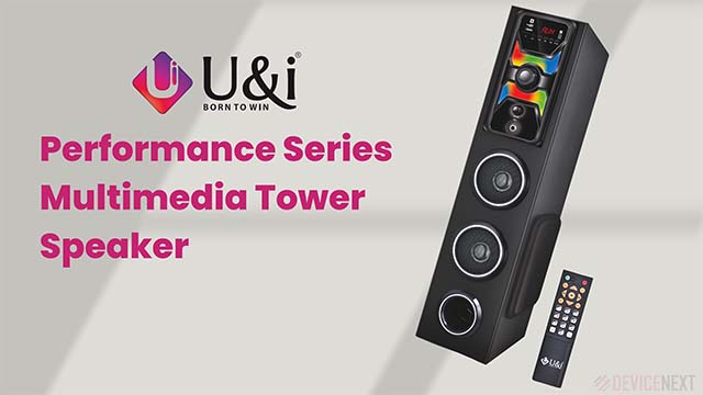 U&i Performance Series Multimedia Tower Speaker